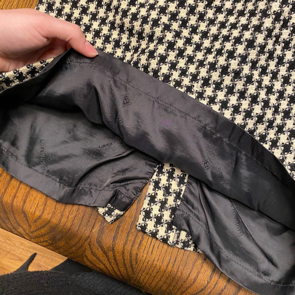 Laura Biagiotti Golf Vintage Herringbone Women's sz XS Classy Academia Old Money - Picture 4 of 14